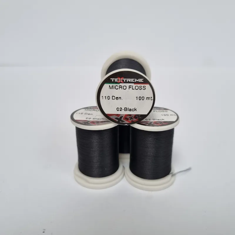 TEXTREME Micro Floss 110 Den in 02-Black-1